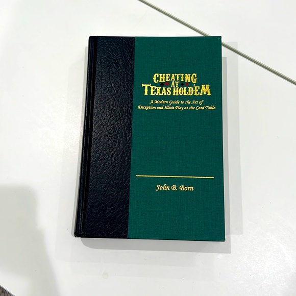 Cheating at Texas hold’em autographed ! - Picture 1 of 3